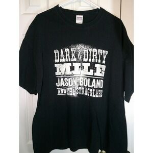 RARE Gildan Dark Dirty Mile Jason‎ Boland Band Tee Graphic T-Shirt 2XL